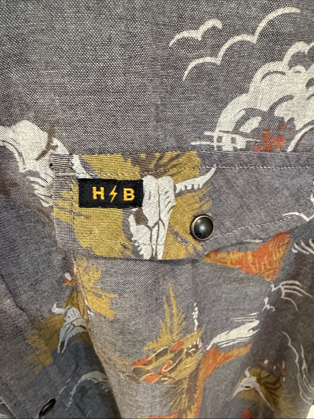 Howler Bros H Bar B Snapshirt - Caracara Country Size XL - Picture 3 of 10